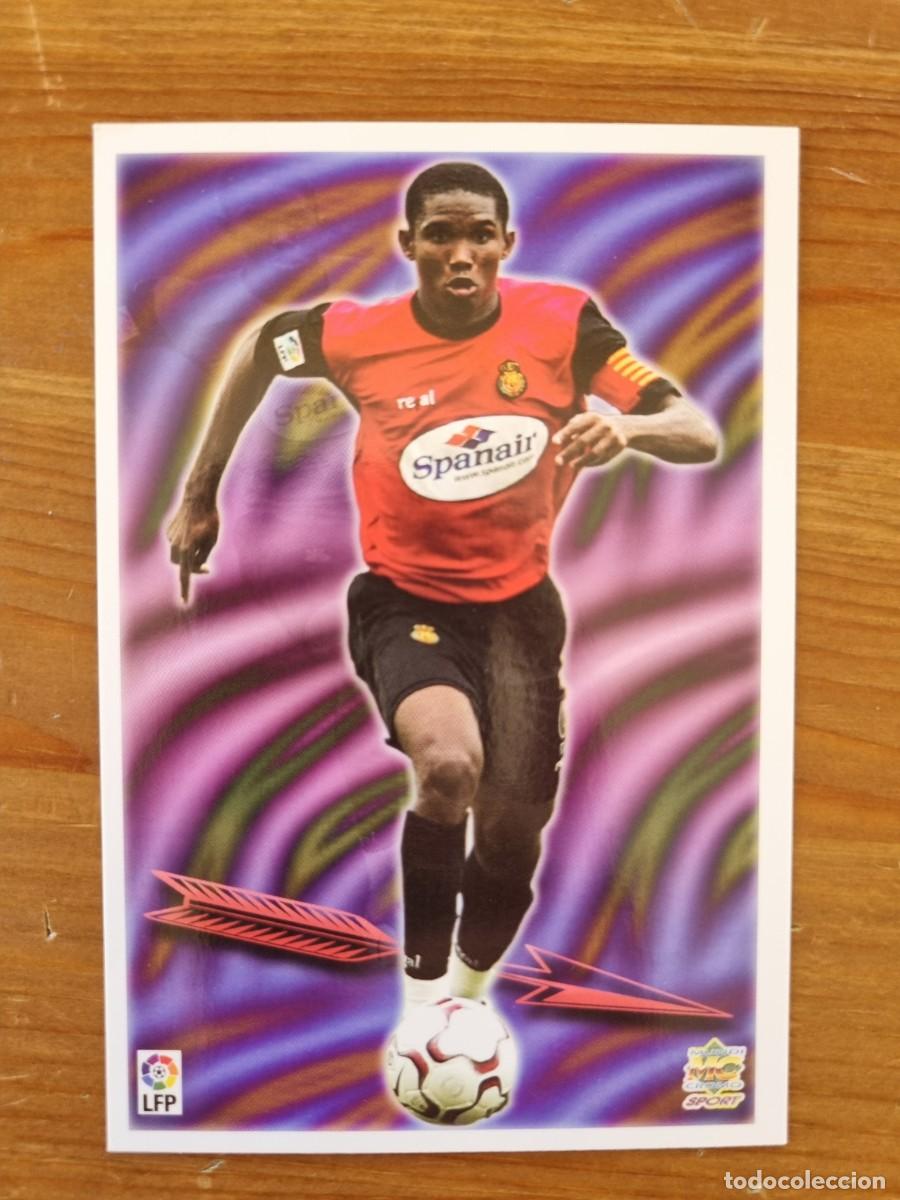 Cromos de f&uacute;tbol: 145 ETO'O (RCD Mallorca). Top Liga 2004 (Mundicromo)