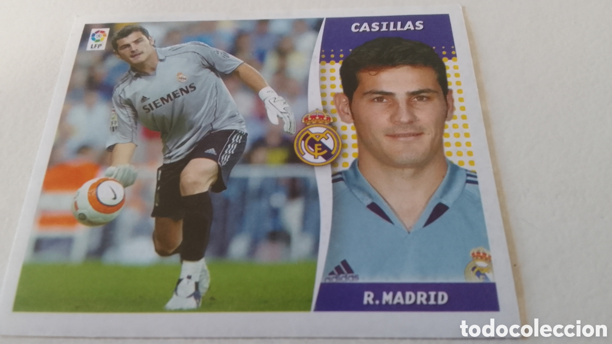Cromos de f&uacute;tbol: Casillas liga 2006-07