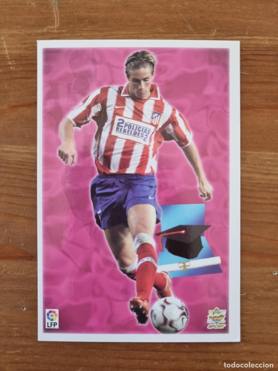 Cromos de f&uacute;tbol: 148 FERNANDO TORRES (Atl&eacute;tico de Madrid). Top Liga 2004 (Mundicromo)