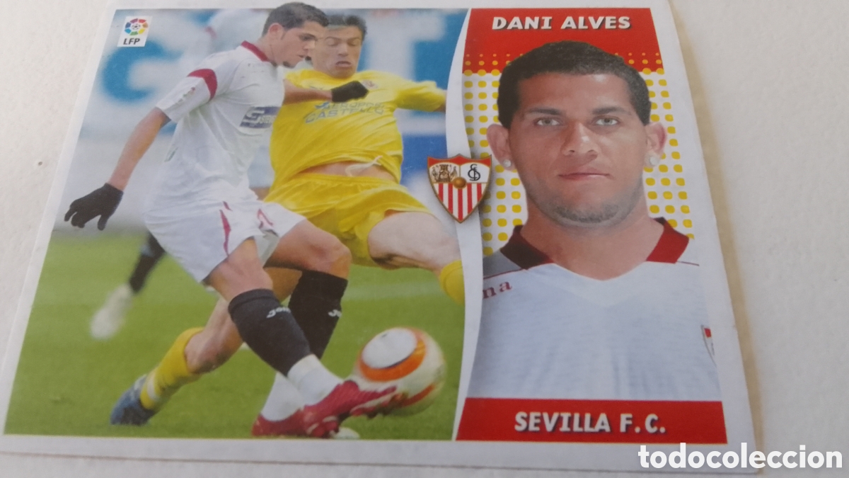 Cromos de f&uacute;tbol: Dani Alves liga 2006-07
