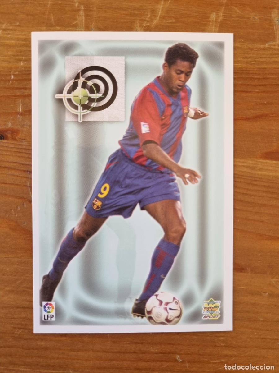 Cromos de f&uacute;tbol: 152 KLUIVERT (FC Barcelona). Top Liga 2004 (Mundicromo)