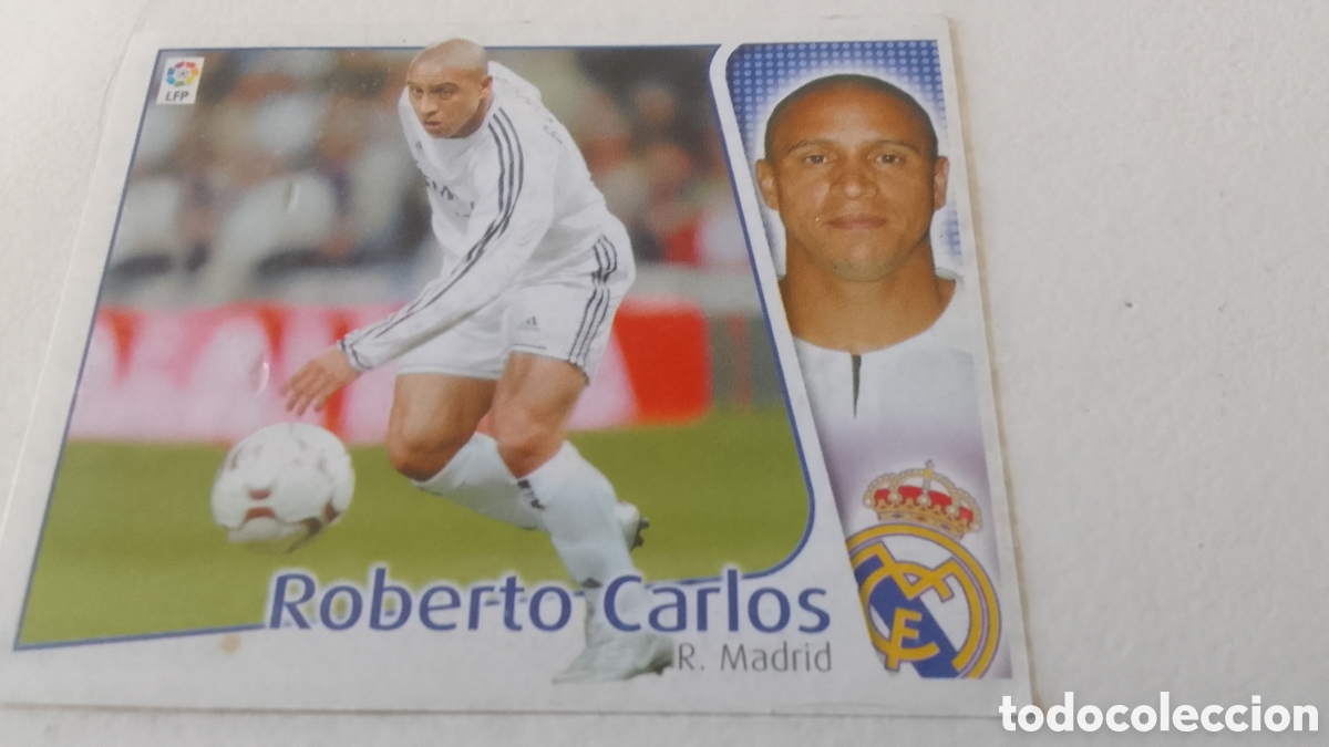 Cromos de f&uacute;tbol: Roberto Carlos liga 2004-05