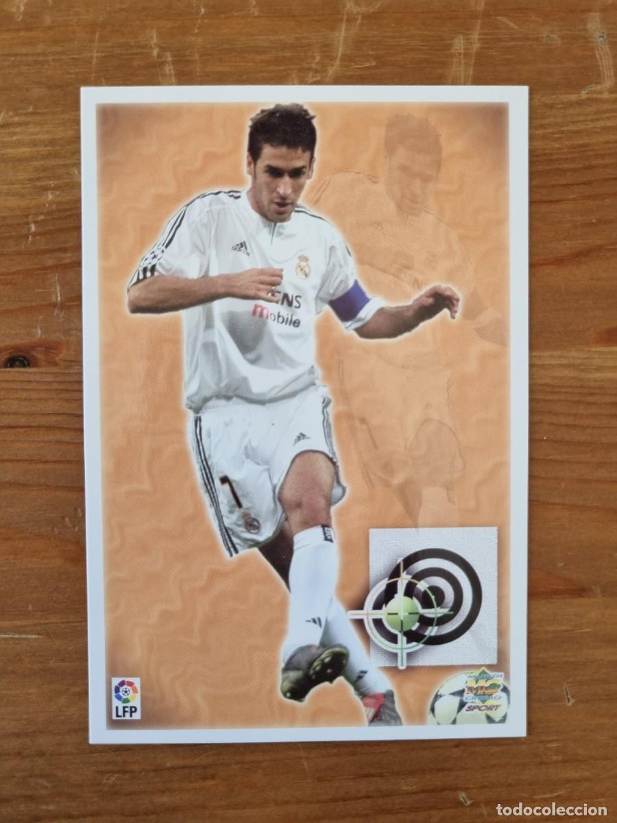Cromos de f&uacute;tbol: 162 RA&Uacute;L (Real Madrid CF). Top Liga 2004 (Mundicromo)