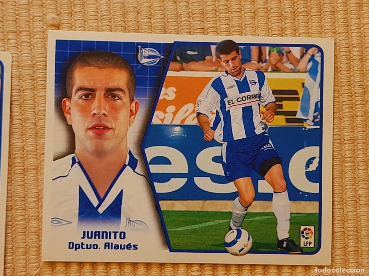 Cromos de f&uacute;tbol: CROMO JUANITO (DEPORTIVO ALAVES) LIGA 05-06 (2005 2006) ALBUM ESTE