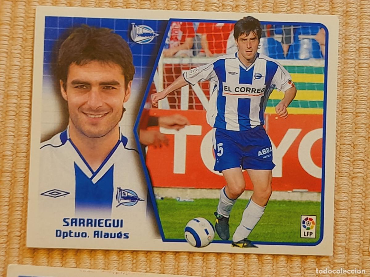 Football Stickers: CROMO SARRIEGUI (DEPORTIVO ALAVES) LIGA 05-06 (2005 2006) ALBUM ESTE