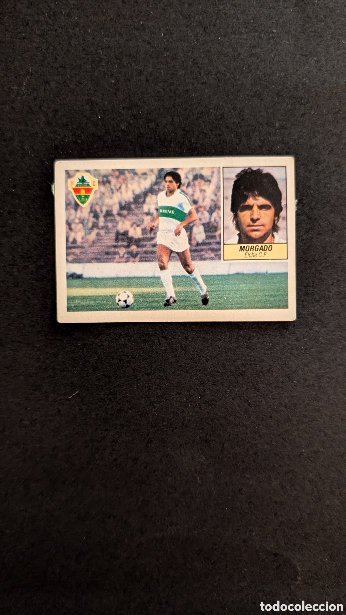 Fu&szlig;ball-Sticker: L1 MORGADO ELCHE FICHAJE 21 VERSION LIGA ESTE 1984/85 84 85 DESPEGADO RECUPERADO