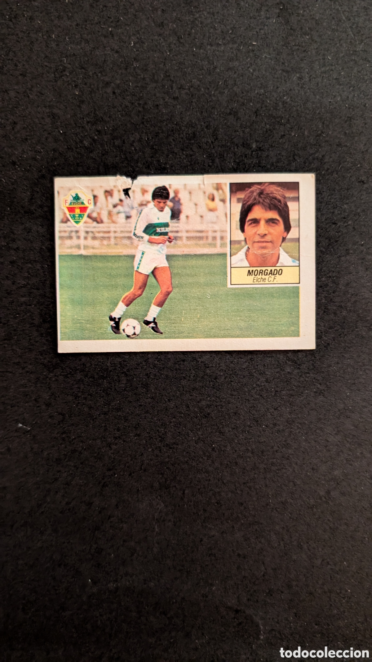 Fu&szlig;ball-Sticker: L1 MORGADO ELCHE FICHAJE 21 VERSION LIGA ESTE 1984/85 84 85 DESPEGADO RECUPERADO