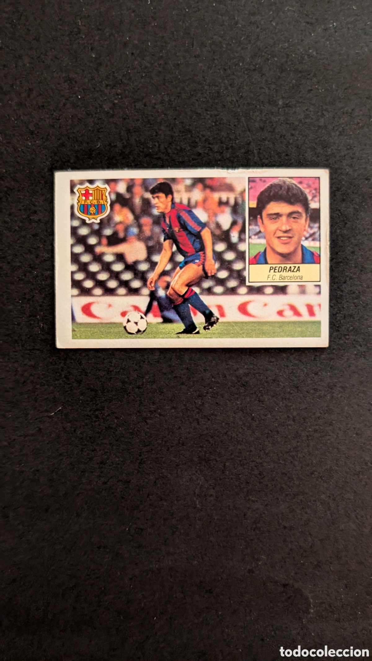 Fu&szlig;ball-Sticker: L1 PEDRAZA BARCELONA FICHAJE 26 LIGA ESTE 1984/85 84 85 DESPEGADO RECUPERADO