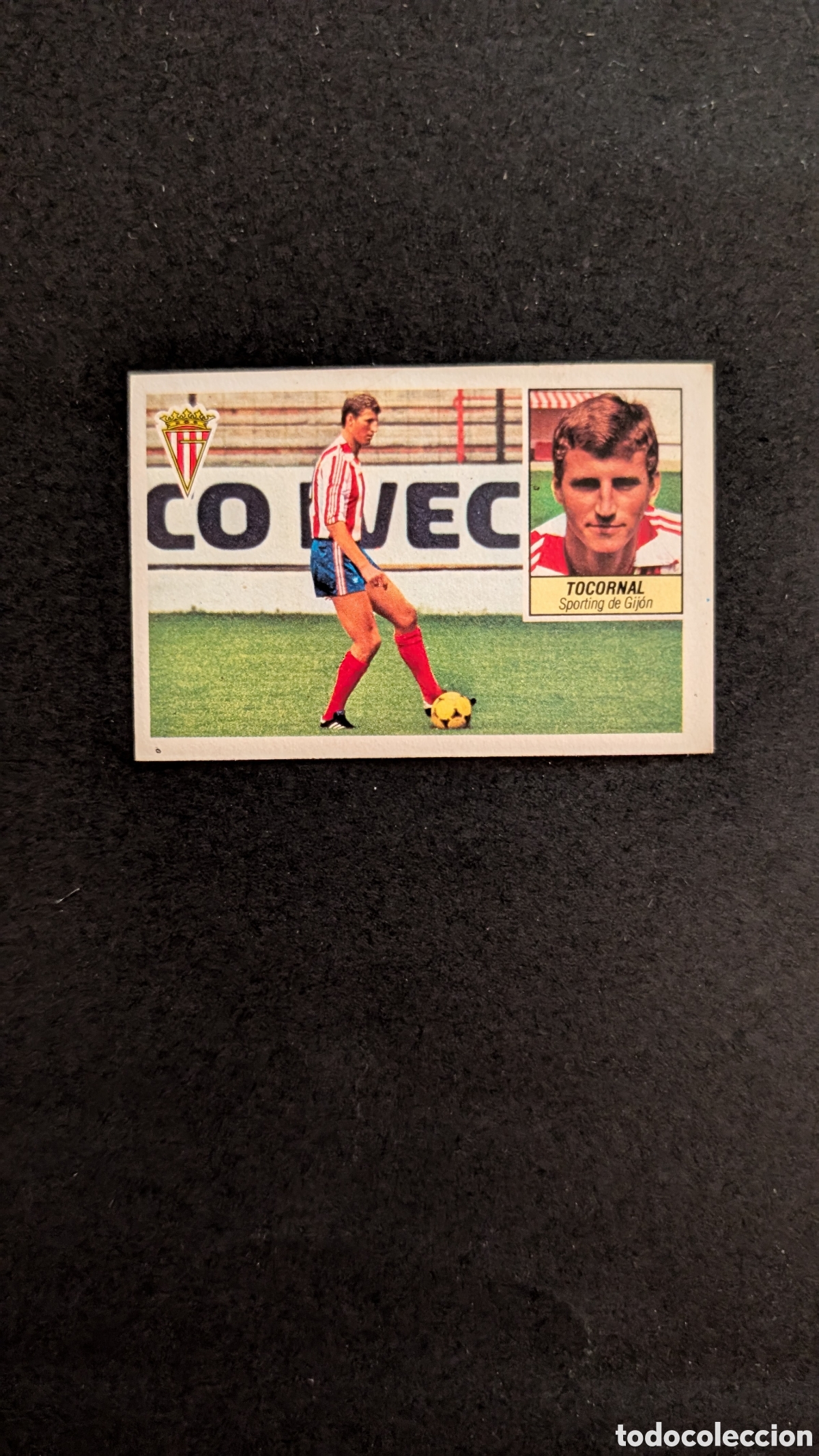 Cartes &agrave; collectionner de Football: L1 TOCORNAL SPORTING GIJON FICHAJE 28 LIGA ESTE 1984/85 84 85 DESPEGADO RECUPERADO