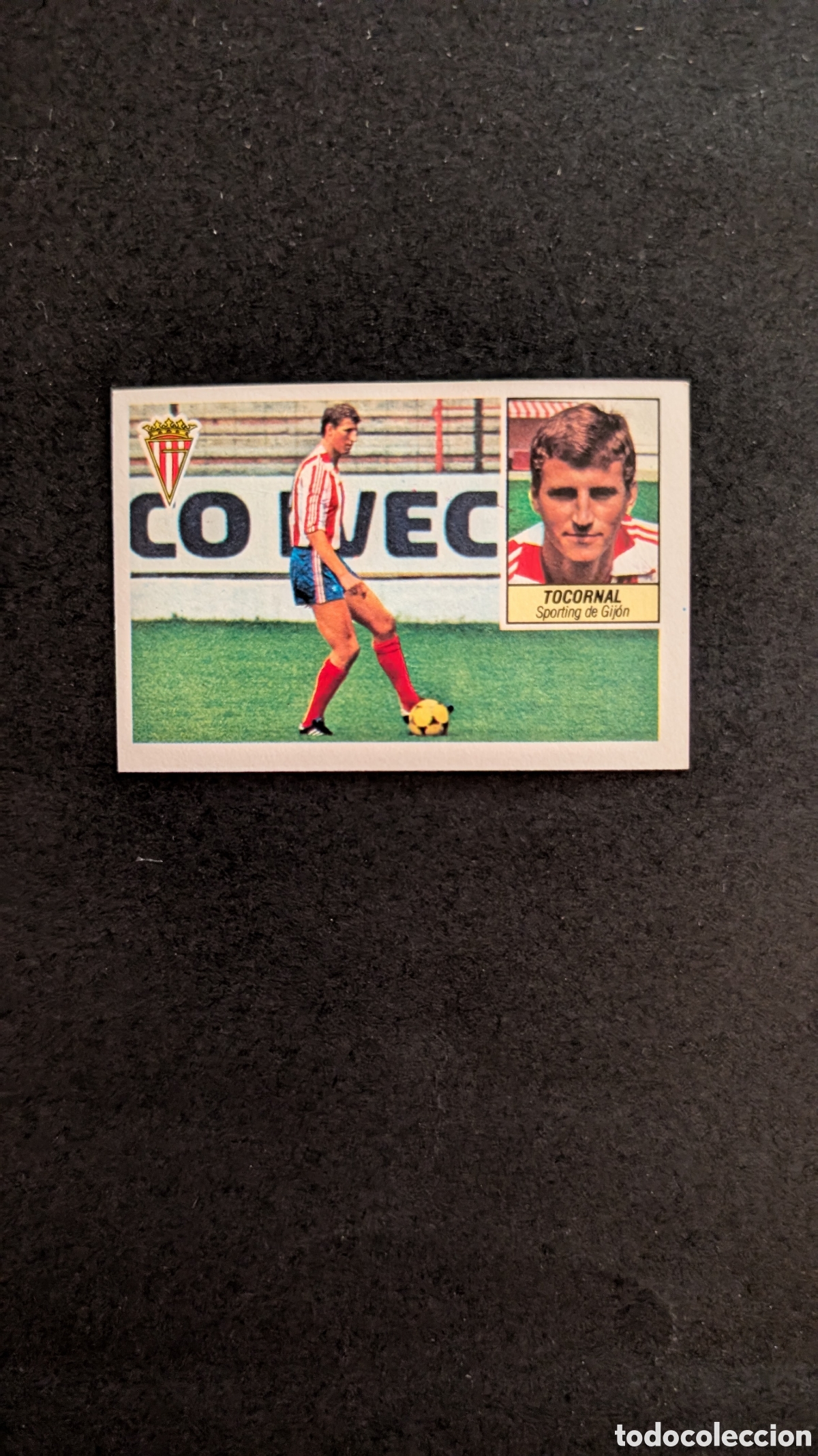 Cartes &agrave; collectionner de Football: L1 TOCORNAL SPORTING GIJON FICHAJE 28 LIGA ESTE 1984/85 84 85 DESPEGADO RECUPERADO