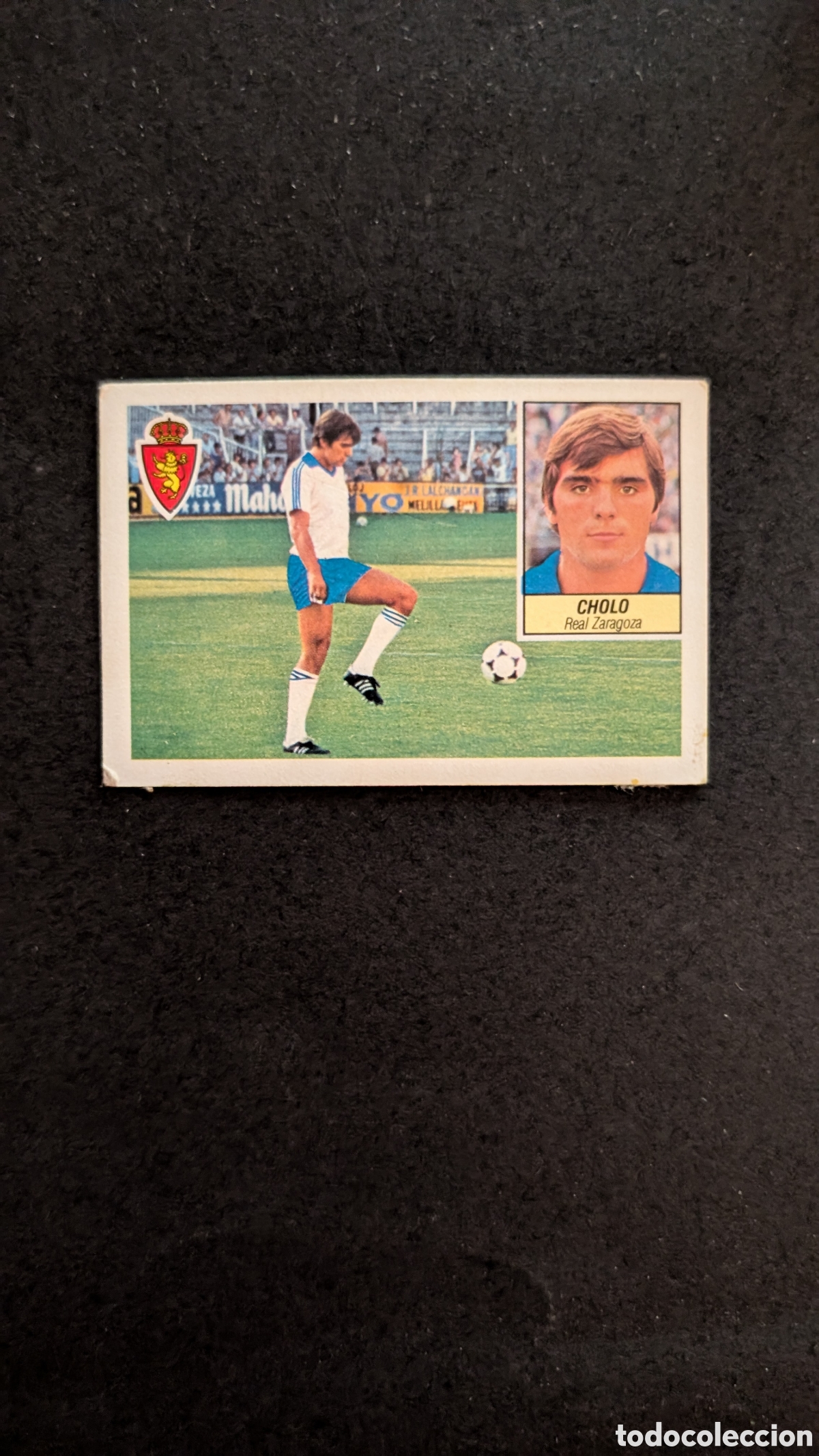 Cartes &agrave; collectionner de Football: L1 CHOLO ZARAGOZA FICHAJE 39 LIGA ESTE 1984/85 84 85 DESPEGADO RECUPERADO
