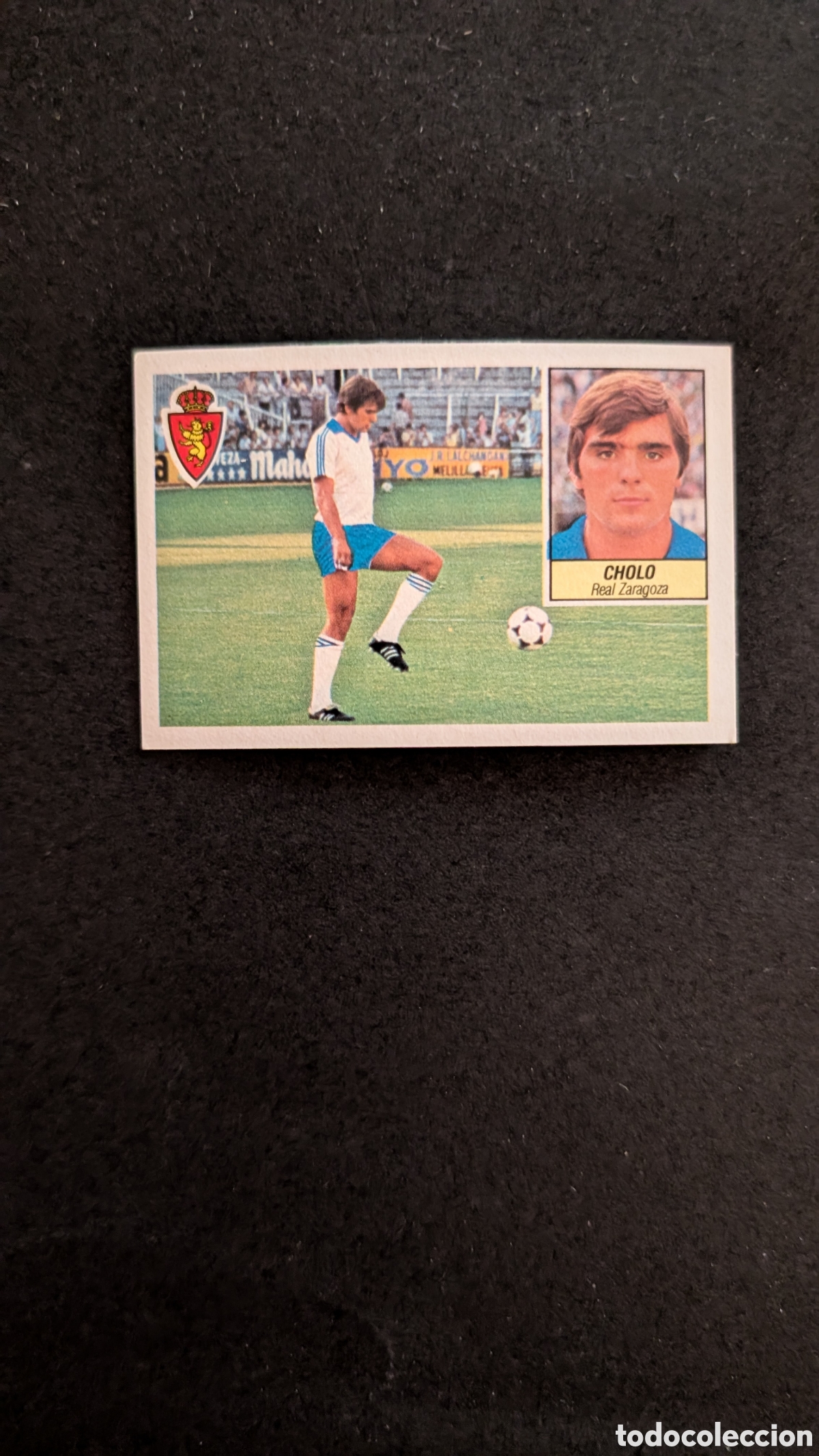 Cartes &agrave; collectionner de Football: L1 CHOLO ZARAGOZA FICHAJE 39 LIGA ESTE 1984/85 84 85 DESPEGADO RECUPERADO
