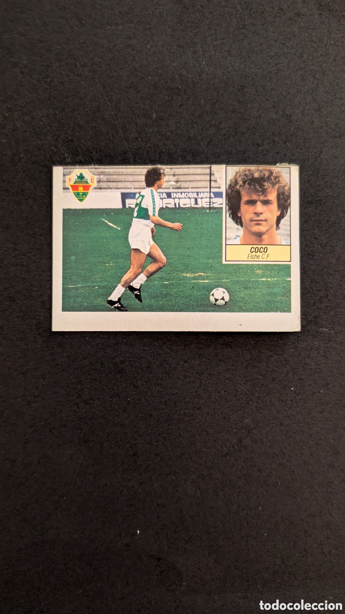 Fu&szlig;ball-Sticker: L1 COCO ELCHE COLOCA LIGA ESTE 1984/85 84 85 DESPEGADO RECUPERADO