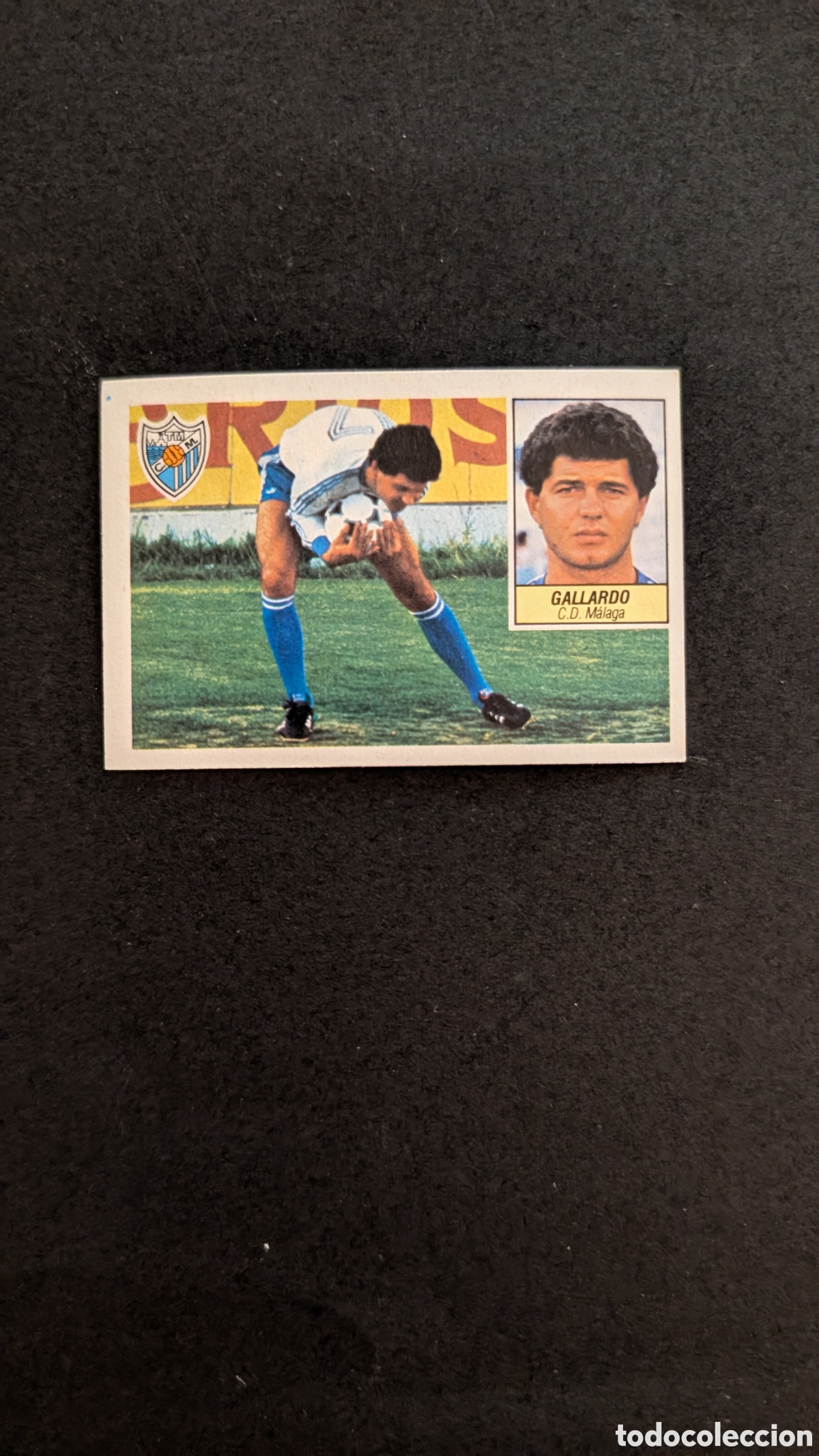 Football Stickers: L1 GALLARDO MALAGA COLOCA LIGA ESTE 1984/85 84 85 DESPEGADO RECUPERADO