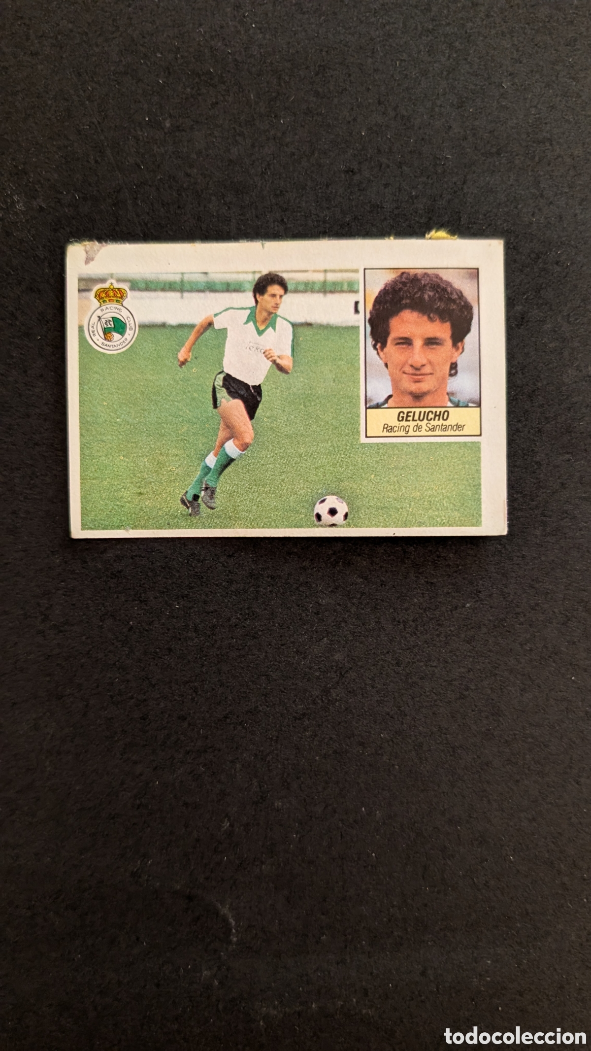 Fu&szlig;ball-Sticker: L1 GELUCHO RACING SANTANDER COLOCA LIGA ESTE 1984/85 84 85 DESPEGADO RECUPERADO