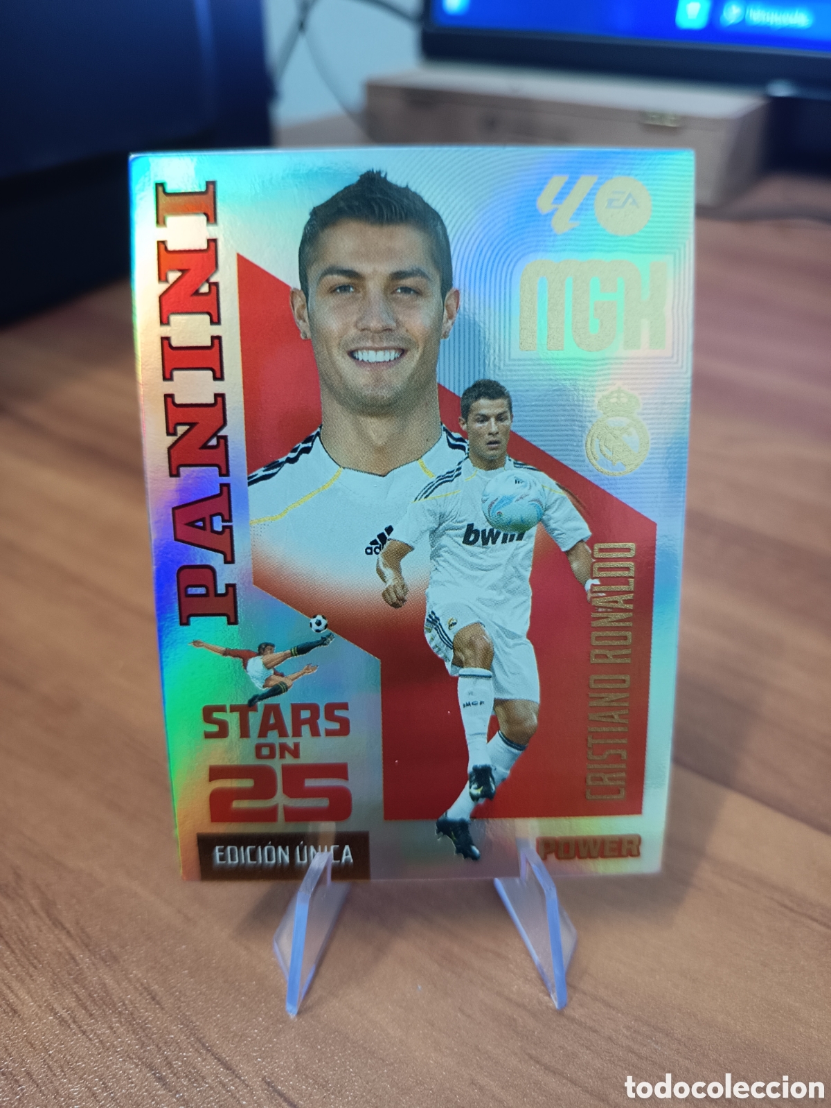 Cromos de f&uacute;tbol: 442P CRISTIANO RONALDO REAL MADRID STARS ON 25 POWER EDICION UNICA MEGACRACKS 2026 2027 26 27 MGK