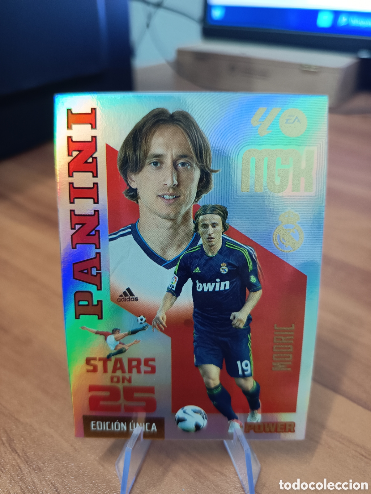 Cromos de f&uacute;tbol: 445P MODRIC REAL MADRID STARS ON 25 POWER EDICION UNICA MEGACRACKS 2026 2027 26 27 MGK