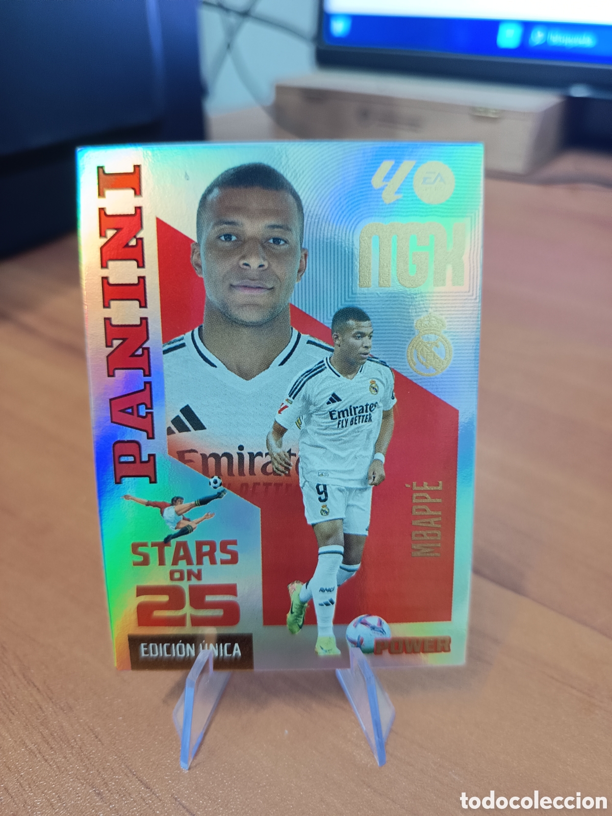 Cromos de f&uacute;tbol: 450P MB REAL MADRID STARS ON 25 POWER EDICION UNICA MEGACRACKS 2026 2027 26 27 MGK