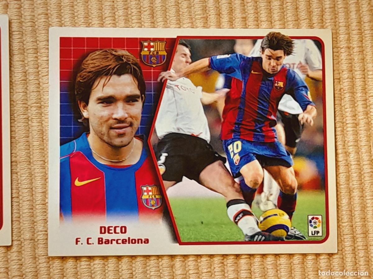 Cromos de f&uacute;tbol: CROMO DECO (FC BARCELONA) LIGA 05-06 (2005 2006) ALBUM ESTE