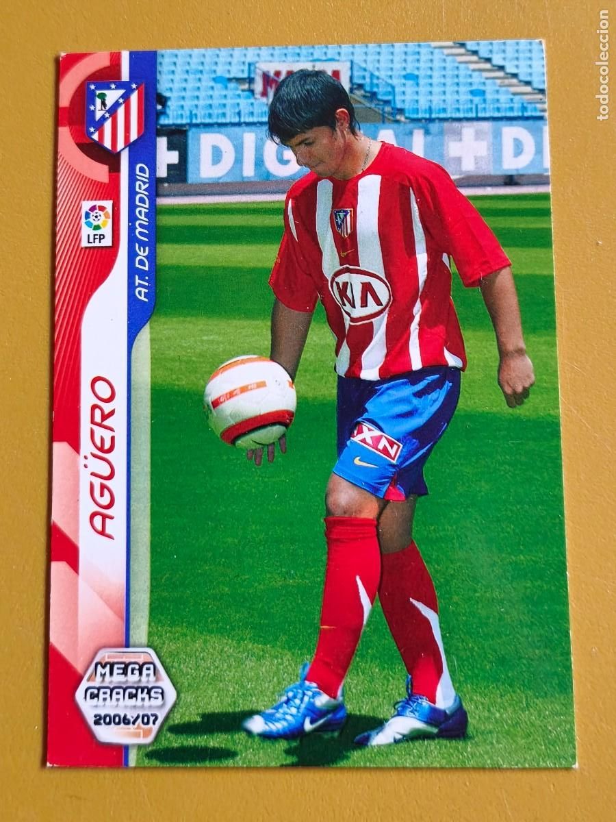 Football Stickers: aguero, 2006 07 nuevo fichaje