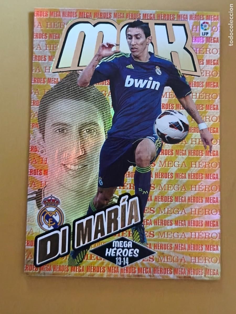 Cromos de f&uacute;tbol: di maria, 2013 14 mega heroes