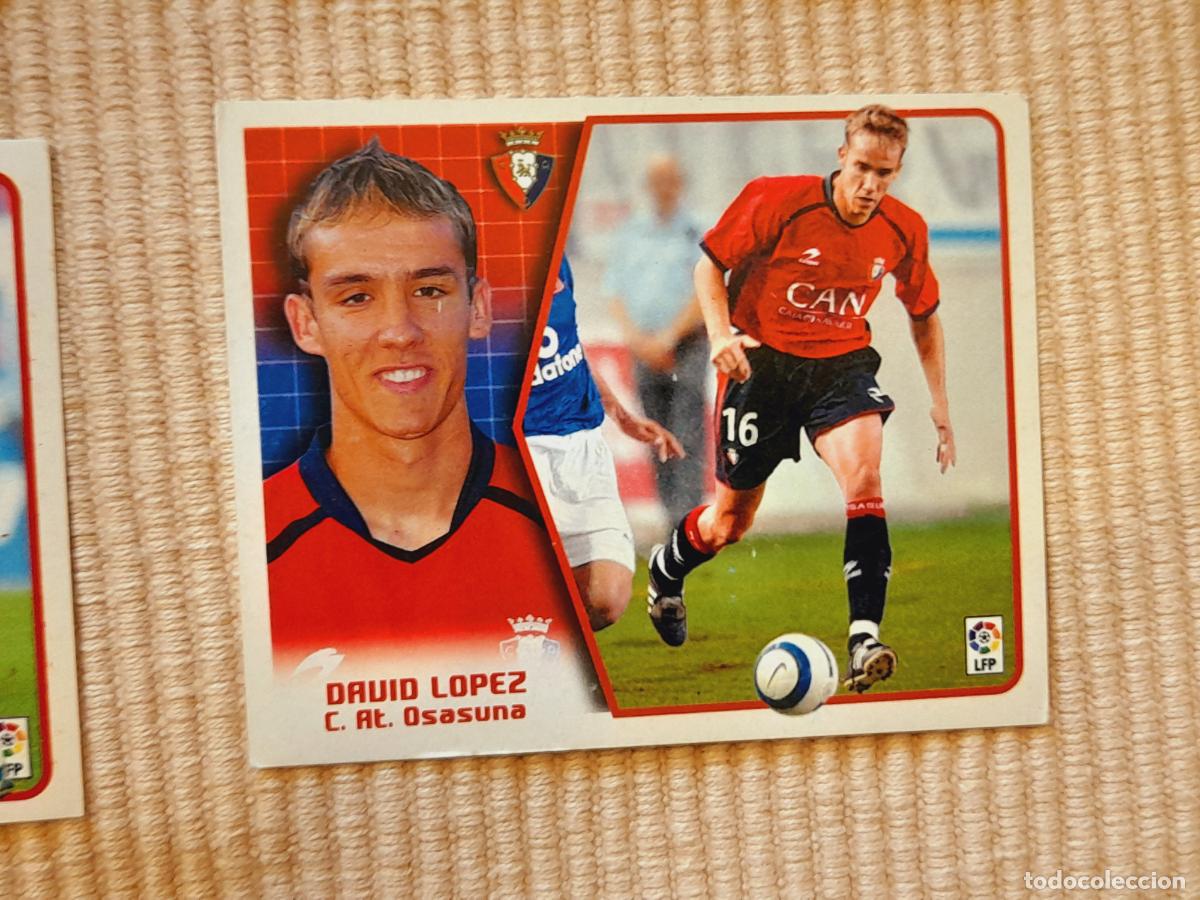 Cromos de f&uacute;tbol: CROMO DAVID LOPEZ (C. AT. OSASUNA) LIGA 05-06 (2005 2006) ALBUM ESTE