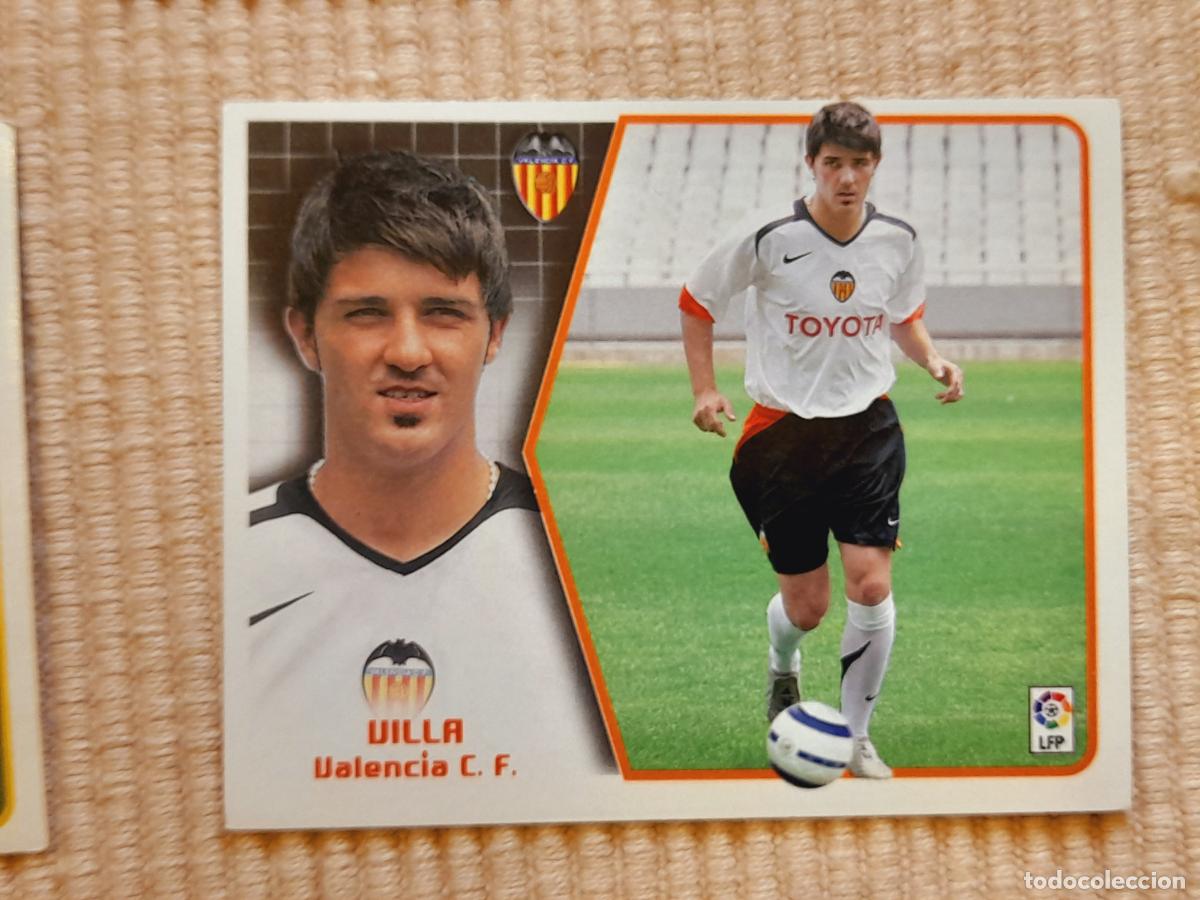 Cromos de f&uacute;tbol: CROMO VILLA (VALENCIA CF) LIGA 05-06 (2005 2006) ALBUM ESTE