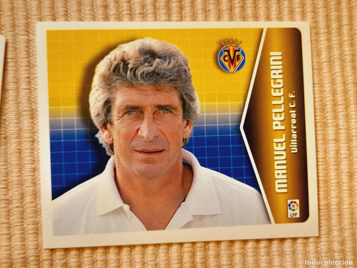 Cromos de f&uacute;tbol: CROMO MANUEL PELLEGRINI (ENTRENADOR) VILLARREAL CF LIGA 05-06 (2005 2006) ALBUM ESTE