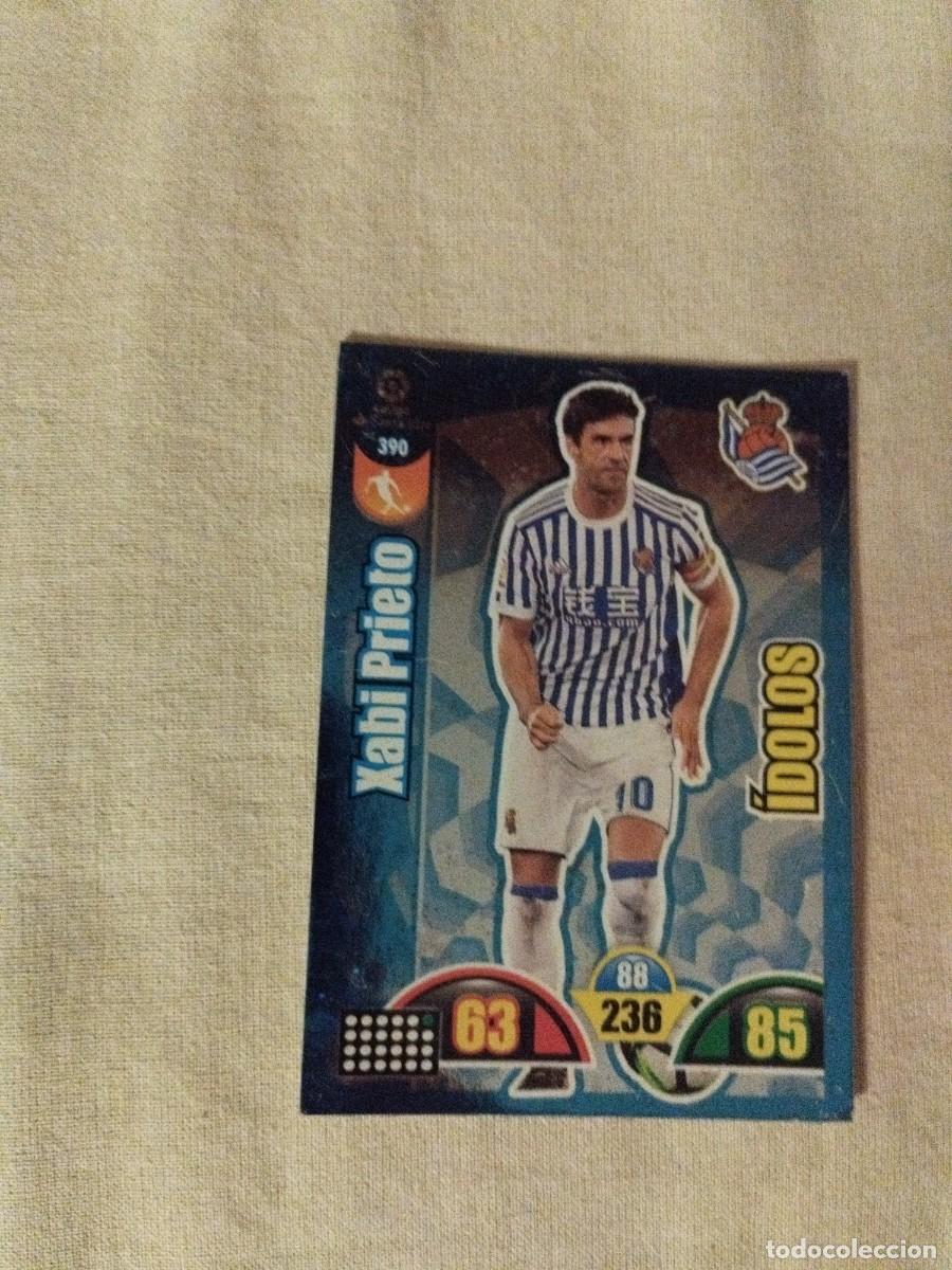Cromos de f&uacute;tbol: Xabi Prieto Real Sociedad &Iacute;dolos