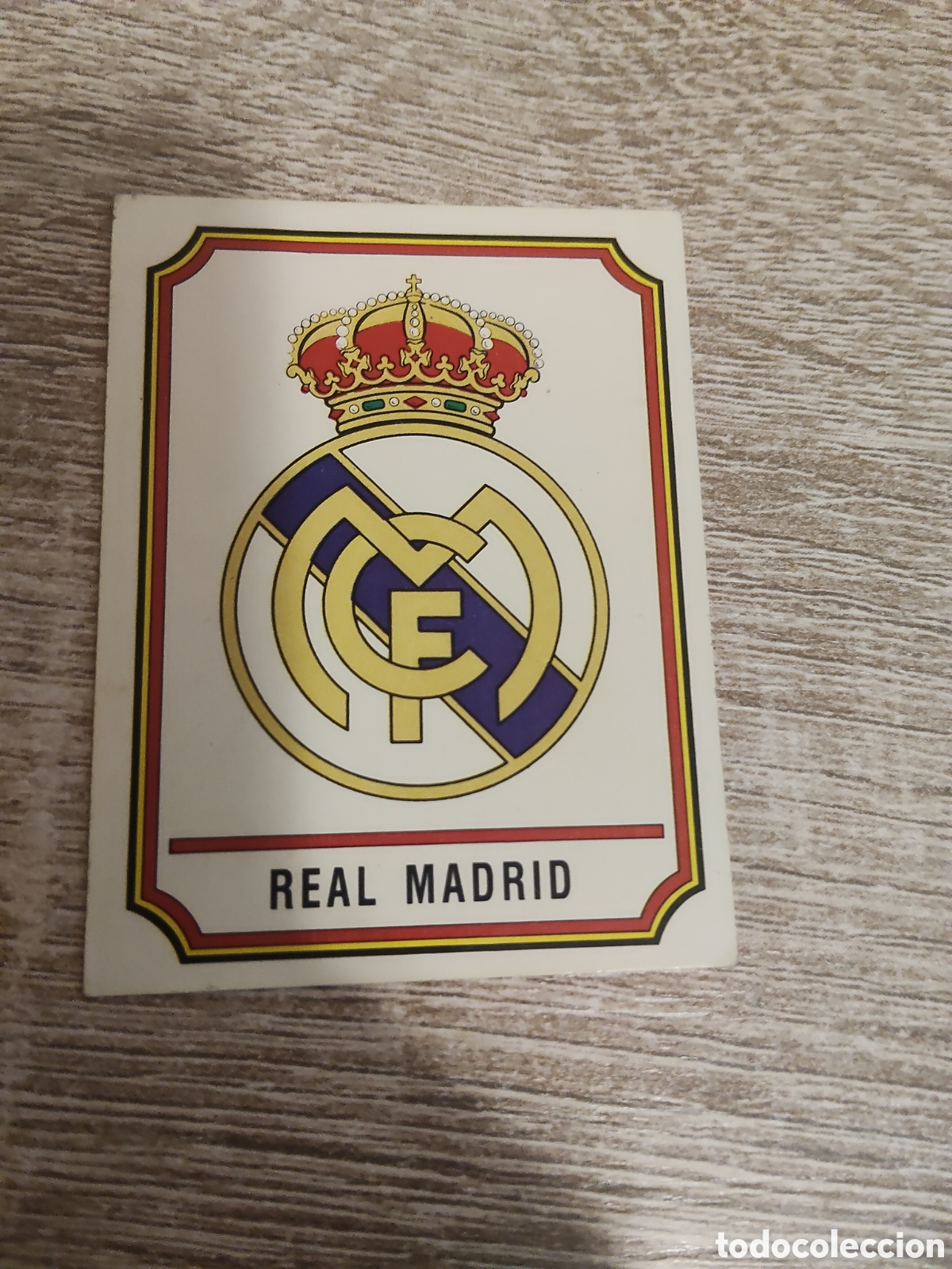 Cromos de f&uacute;tbol: Panini futbol liga 1983 1984 83 84 escudo Real Madrid
