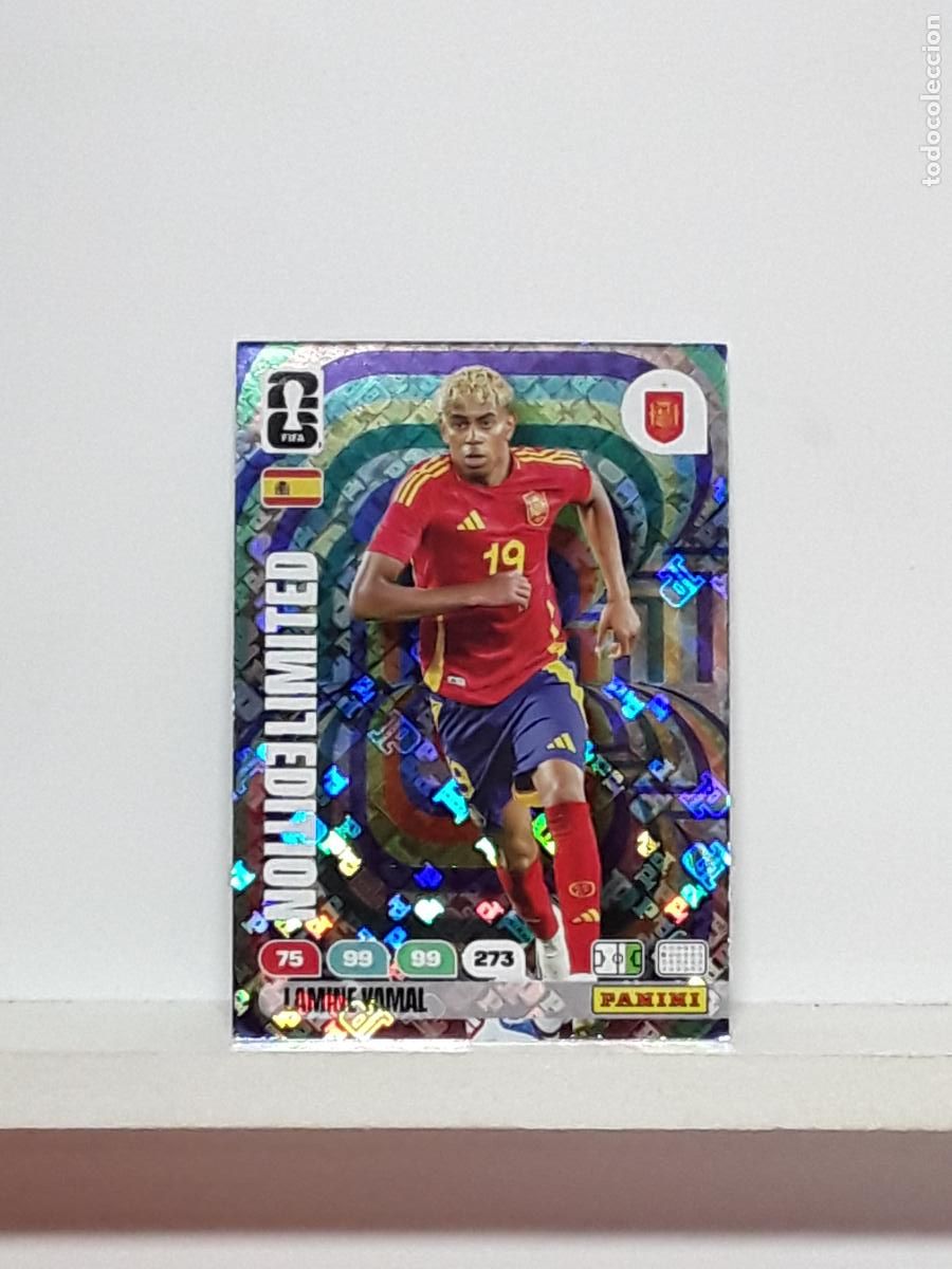Cromos de f&uacute;tbol: ADRENALYN MUNDIAL 2026 WORLD CUP 26 ALBUM PANINI N LIMITADA ESPA&Ntilde;A SPAIN BRILLO LAMINE YAMAL