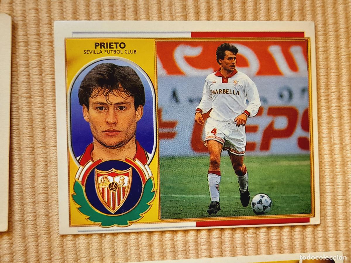 Cromos de f&uacute;tbol: CROMO PRIETO (SEVILLA FC) LIGA 96-97 (1996 1997) ALBUM ESTE
