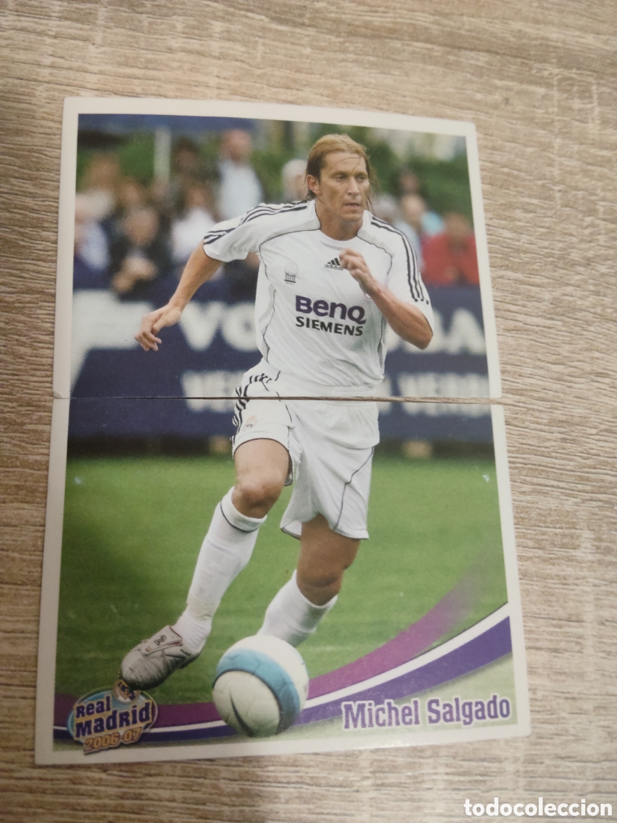 Cromos de f&uacute;tbol: Panini Real Madrid liga 2006 2007 06 07 32 y 33 Michel Salgado