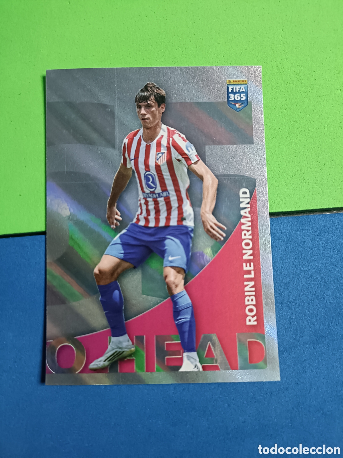 Cromos de f&uacute;tbol: Panini FIFA 365 2026 stickers - O head Ohead 142 Le Normand Atl&eacute;tico Madrid