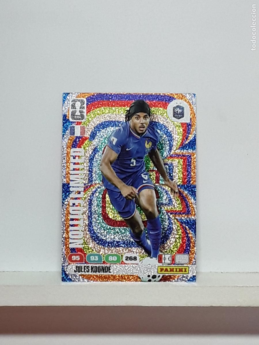 Cromos de f&uacute;tbol: ADRENALYN MUNDIAL 2026 WORLD CUP 26 ALBUM PANINI N LIMITADA FRANCIA FRANCE JULES KOUNDE