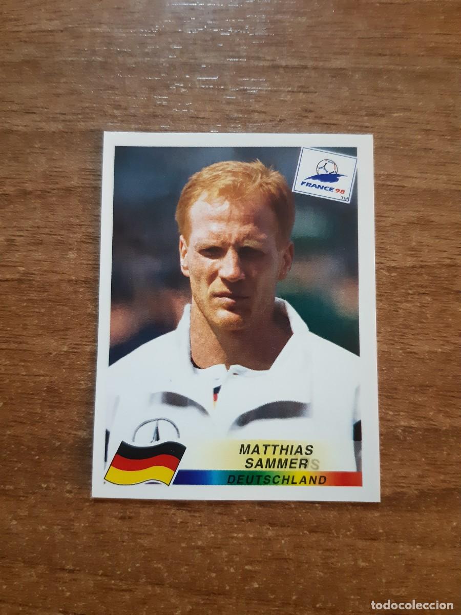 Cromos de f&uacute;tbol: N&deg;377 Matthias Sammer (Alemania) Mundial Francia 98 PANINI France World CUP 1998. Nunca pegado
