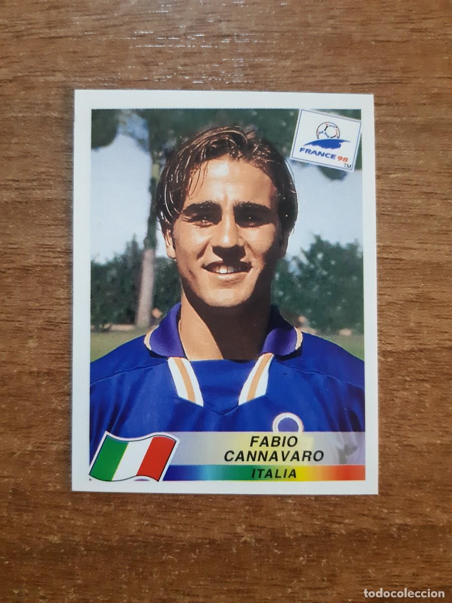 Cromos de f&uacute;tbol: N&deg;90 Fabio Cannavaro (Italia) Mundial Francia 98 PANINI France World CUP 1998. Nunca pegado