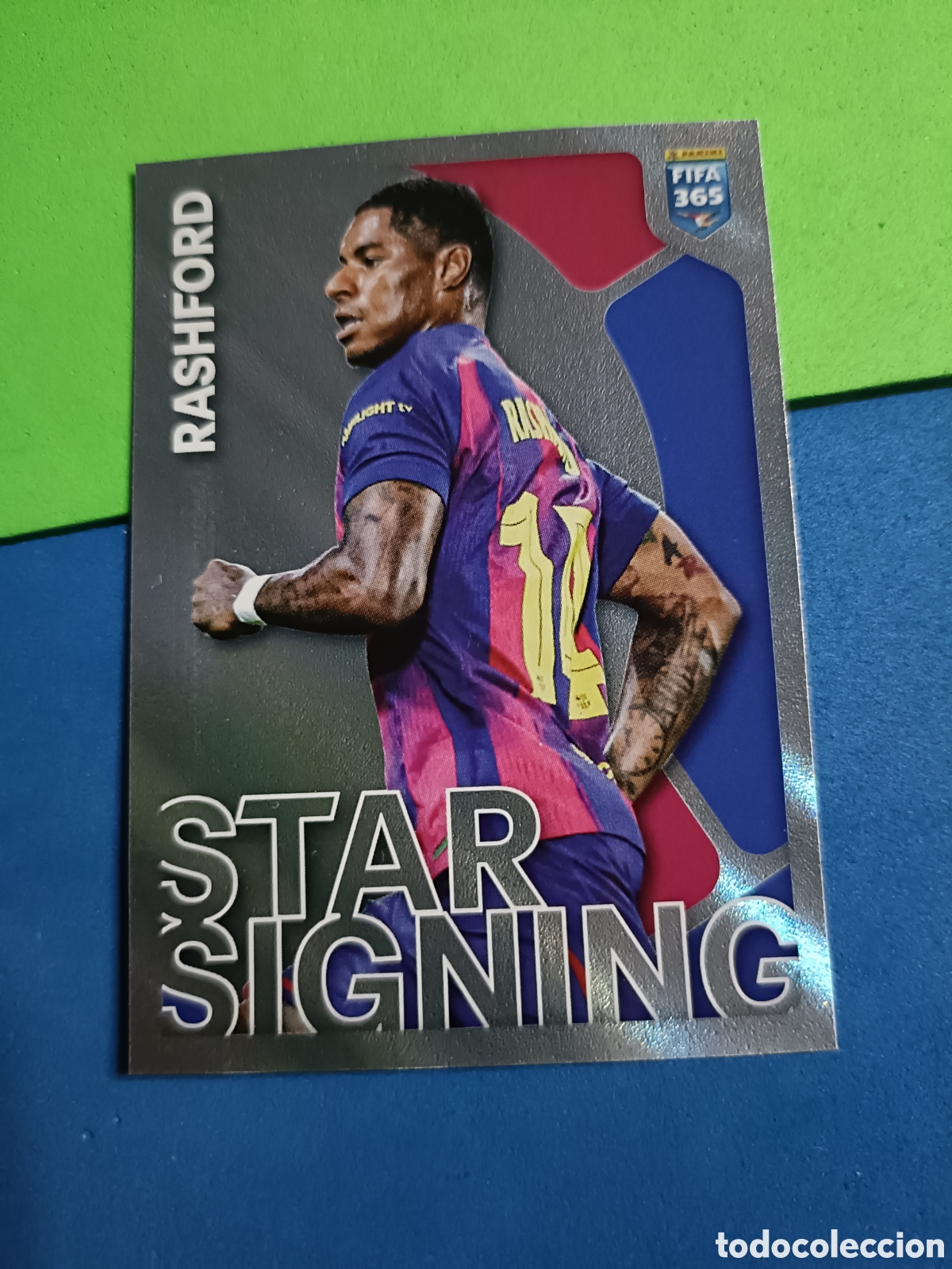 Cromos de f&uacute;tbol: Panini FIFA 365 2026 stickers - Star Signing 490 Rashford Barcelona