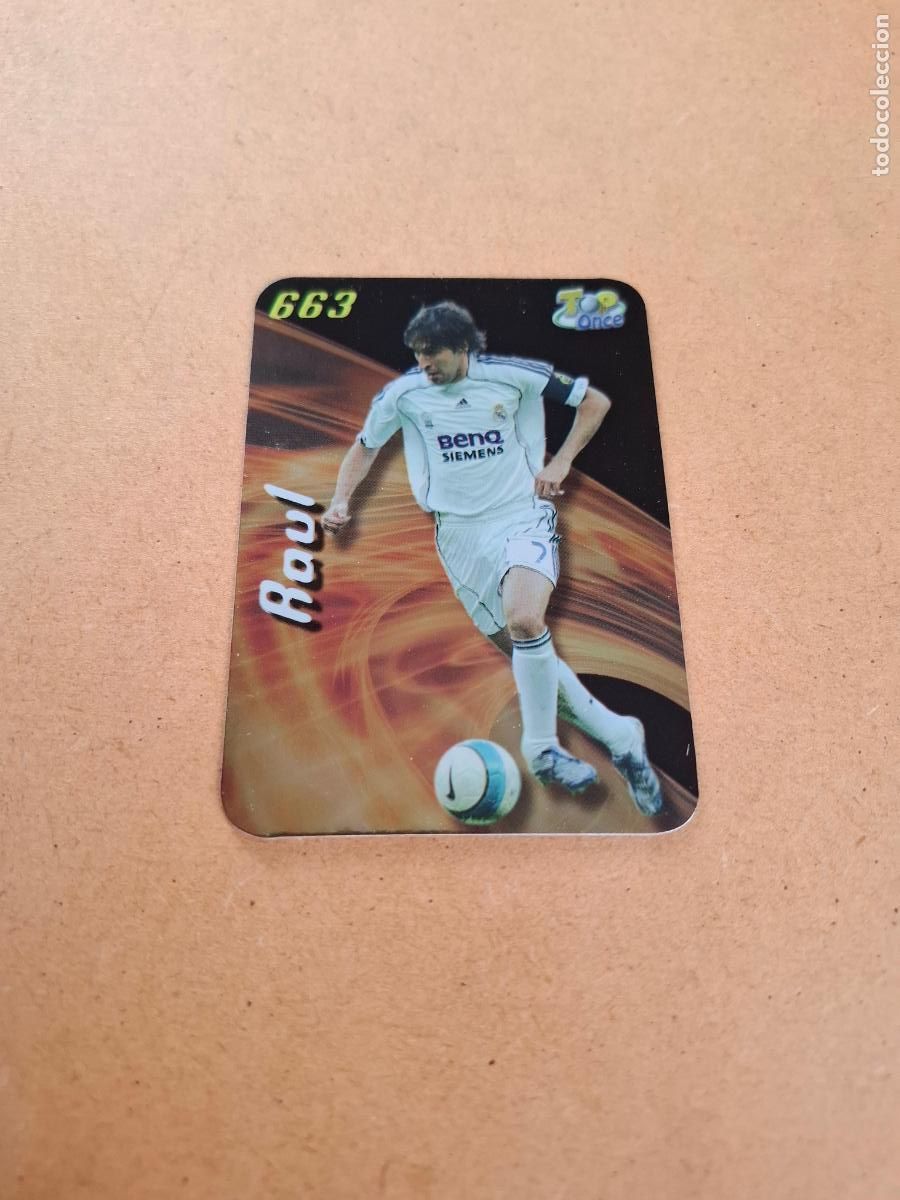 Cromos de f&uacute;tbol: MUNDICROMO 2007 2008 07 08 - 663 RA&Uacute;L ( TOP ONCE ) - REAL MADRID