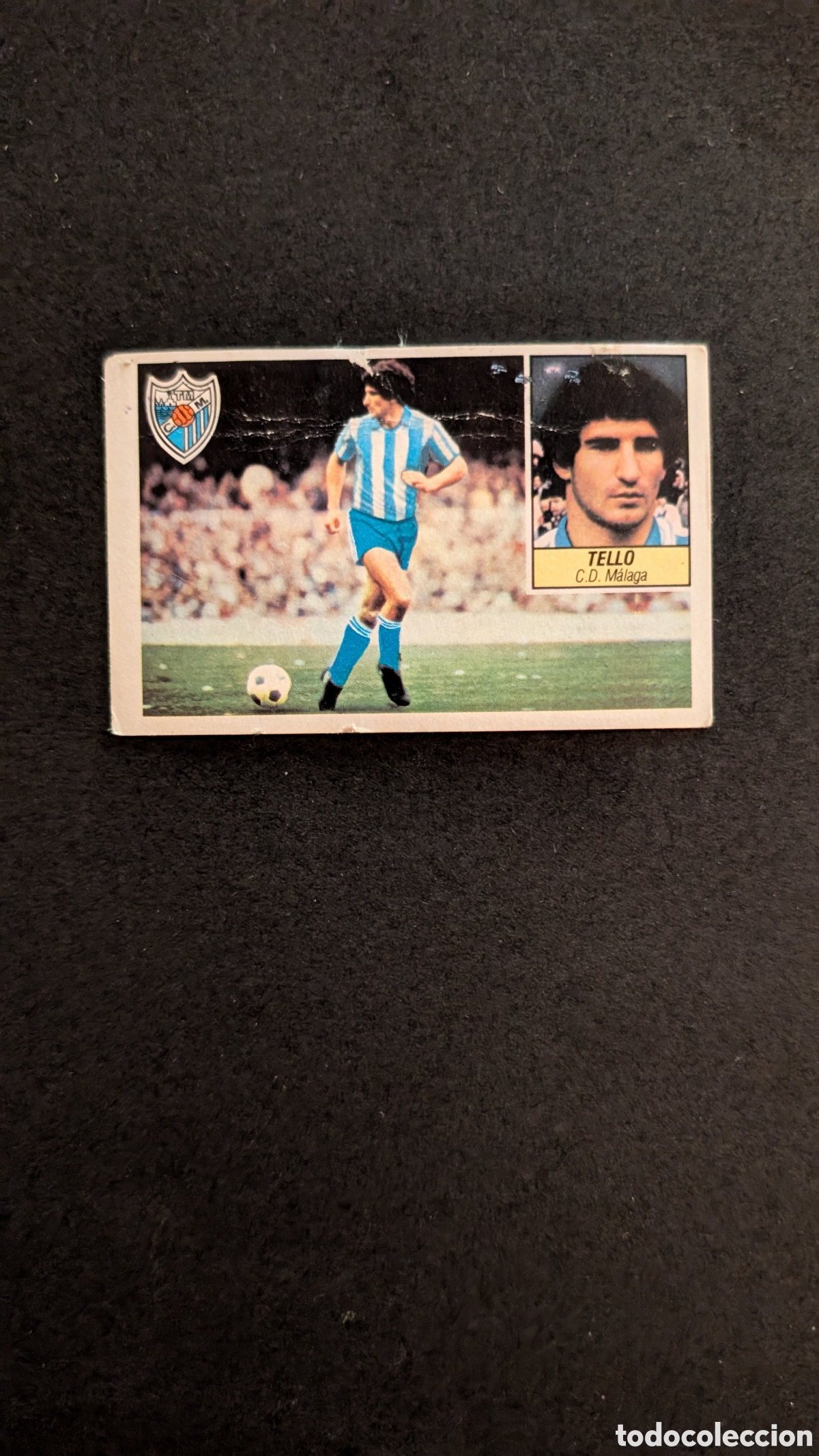 Cromos de Futebol: L1 TELLO MALAGA VERSION FICHAJE 11 LIGA ESTE 1984/85 84 85 DESPEGADO RECUPERADO
