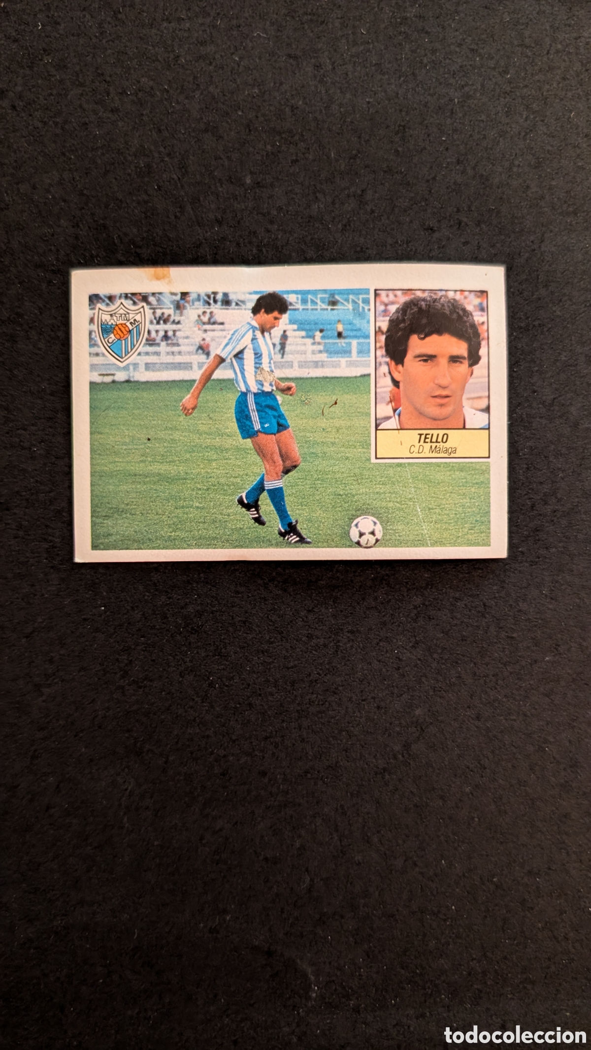 Cromos de Futebol: L1 TELLO MALAGA VERSION FICHAJE 11 LIGA ESTE 1984/85 84 85 DESPEGADO RECUPERADO