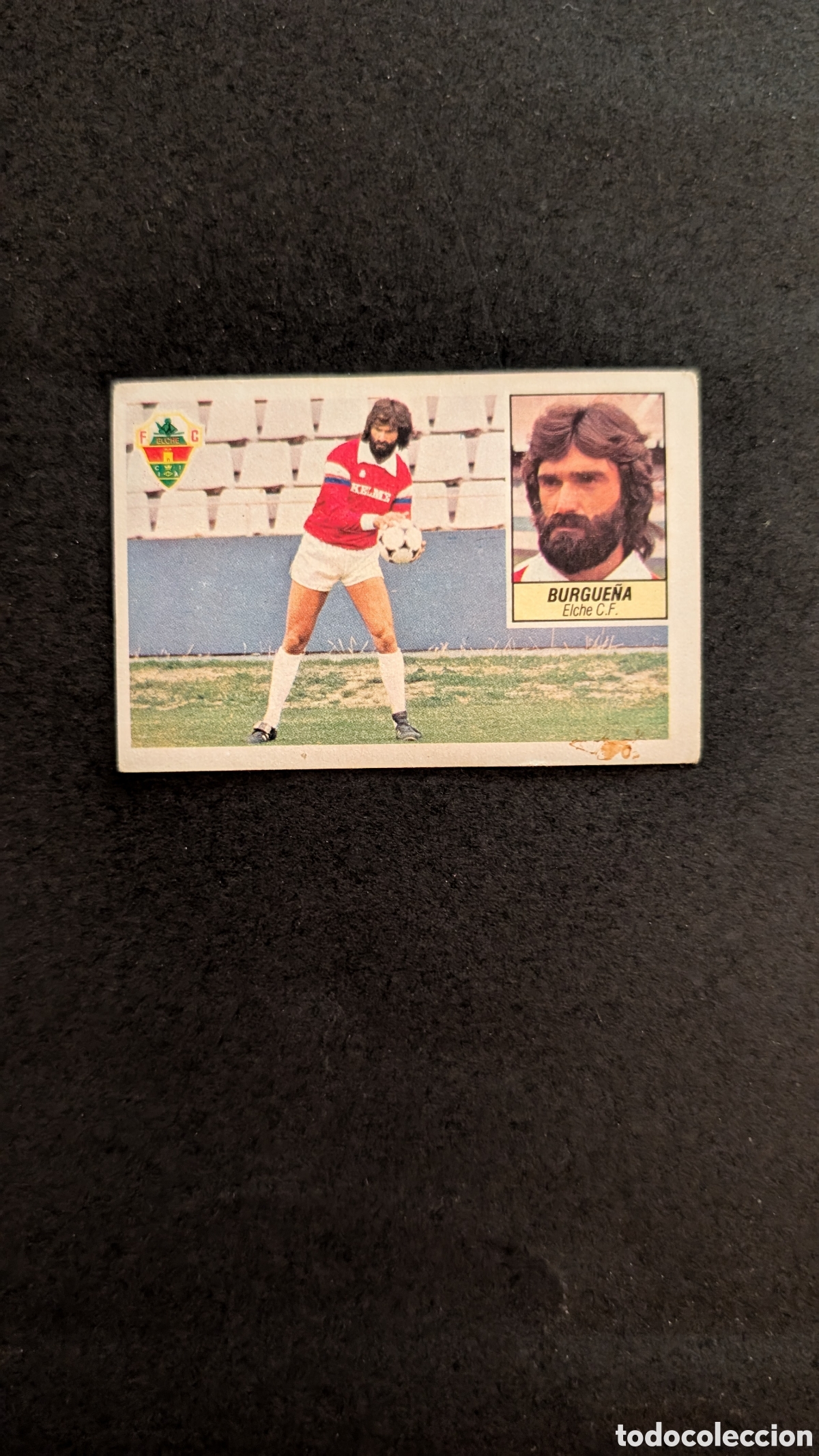 Cromos de Futebol: L1 BURGUE&Ntilde;A ELCHE VERSION FICHAJE 14 LIGA ESTE 1984/85 84 85 DESPEGADO RECUPERADO