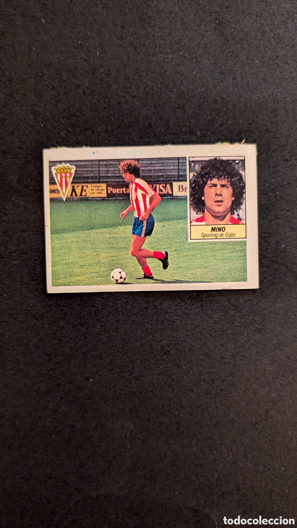 Cartes &agrave; collectionner de Football: L1 MINO SPORTING GIJON FICHAJE 15 LIGA ESTE 1984/85 84 85 DESPEGADO RECUPERADO