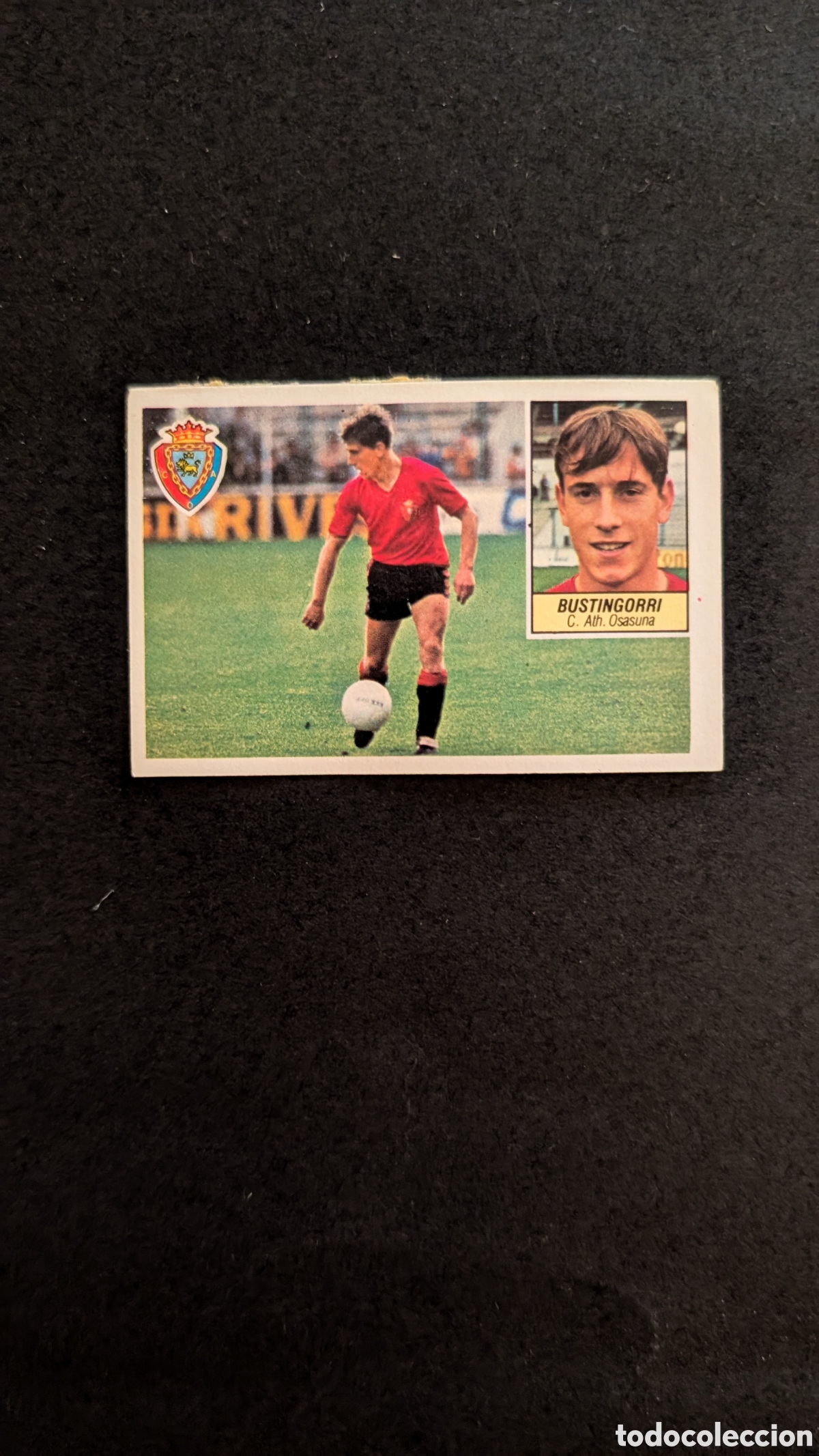 Cartes &agrave; collectionner de Football: L1 BUSTINGORRI OSASUNA FICHAJE 17 LIGA ESTE 1984/85 84 85 DESPEGADO RECUPERADO