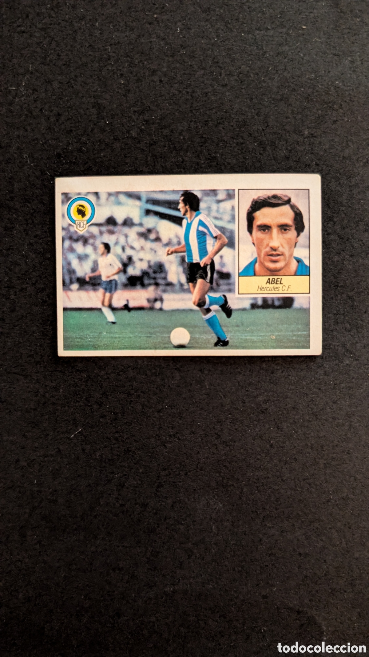 Fu&szlig;ball-Sticker: L1 ABEL HERCULES FICHAJE 20 VERSION LIGA ESTE 1984/85 84 85 DESPEGADO RECUPERADO