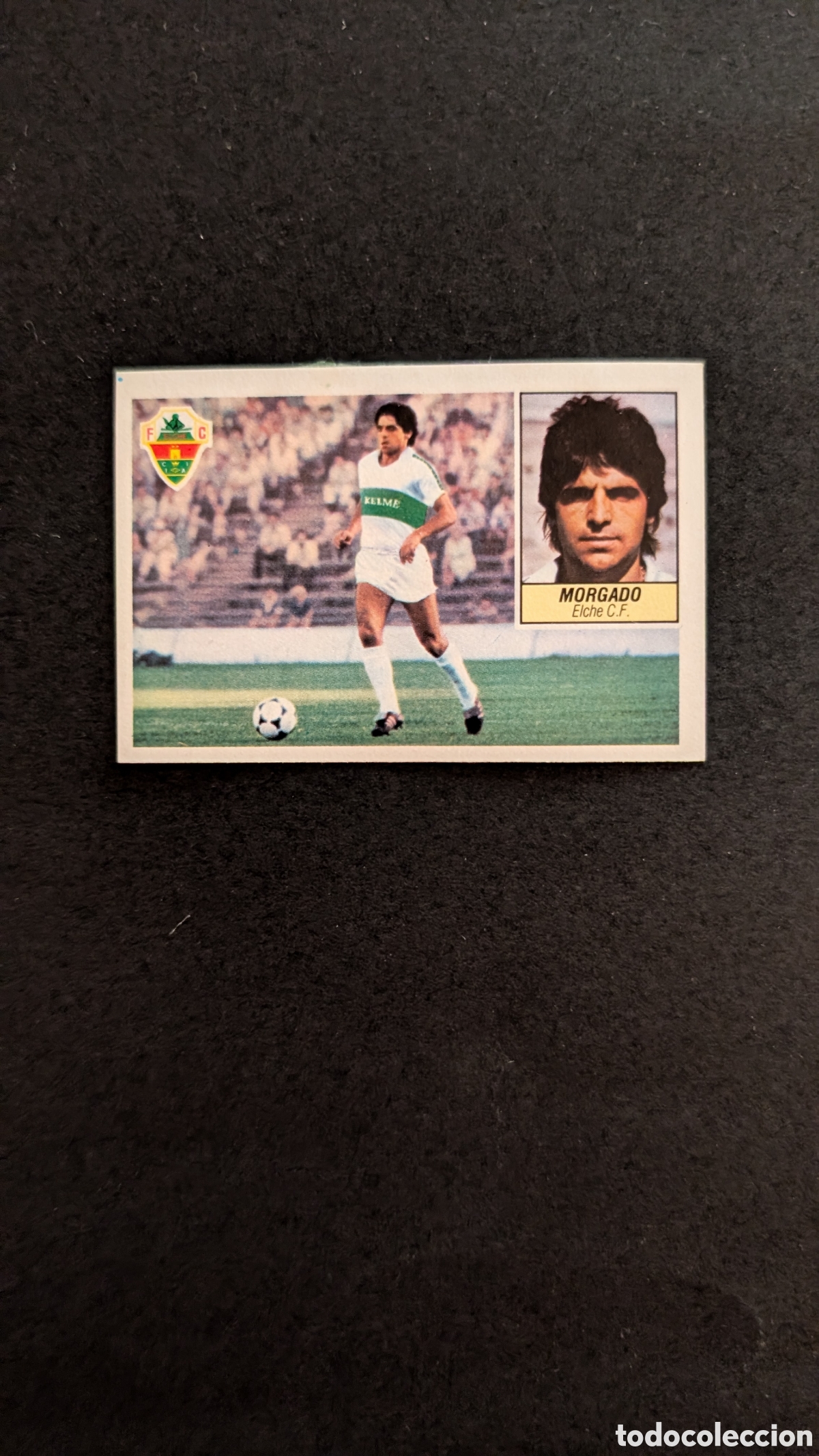 Fu&szlig;ball-Sticker: L1 MORGADO ELCHE FICHAJE 21 VERSION LIGA ESTE 1984/85 84 85 DESPEGADO RECUPERADO