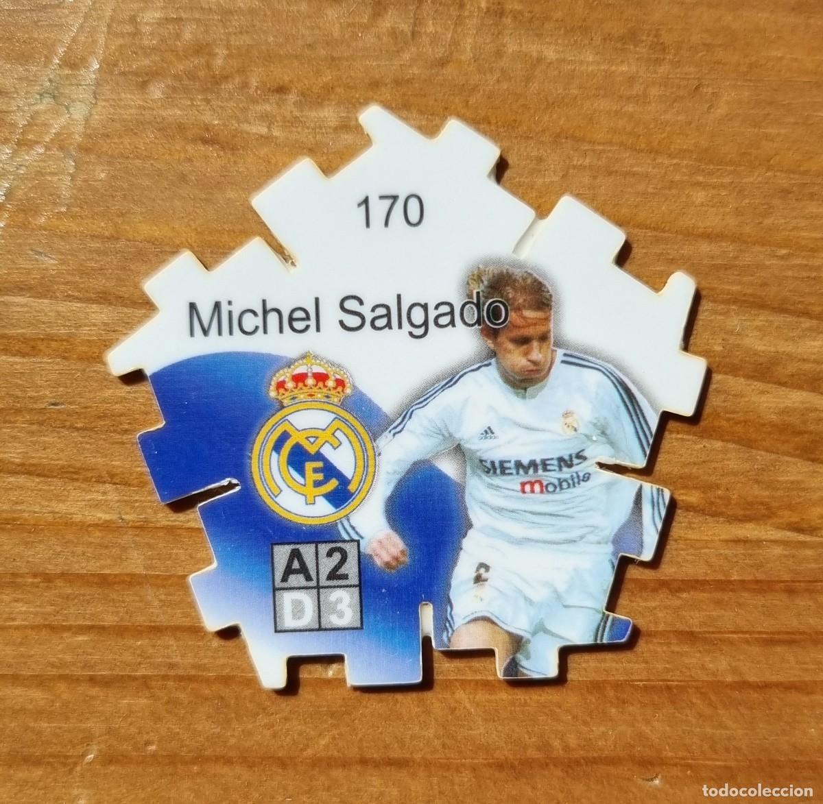 Cromos de f&uacute;tbol: 170 MICHEL SALGADO (Real Madrid CF). Triks 2004 2005 04 05 (Grefusa) Tazo / Tazos