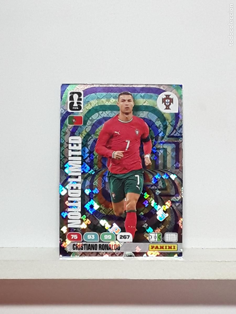 Cromos de f&uacute;tbol: ADRENALYN MUNDIAL 2026 WORLD CUP 26 ALBUM PANINI N LIMITADA PORTUGAL BRILLO CRISTIANO RONALDO
