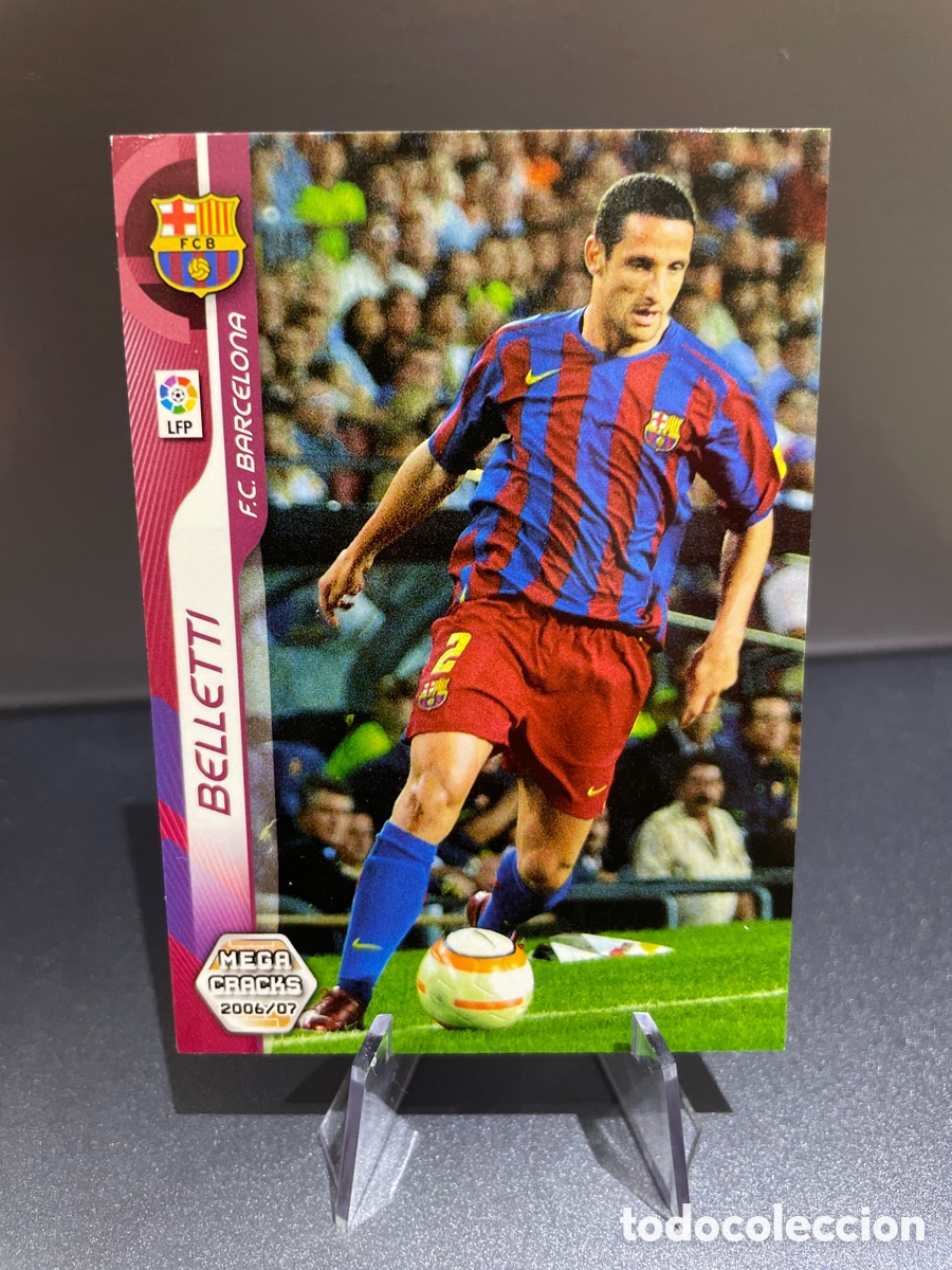 Cromos de f&uacute;tbol: Belletti 39 MGK Megacracks 2006-07 2006 2007 Barcelona