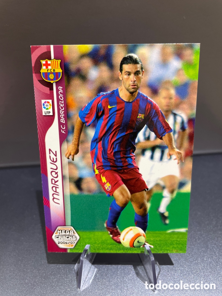 Cromos de f&uacute;tbol: Rafa Marquez 42 MGK Megacracks 2006-07 2006 2007 Barcelona